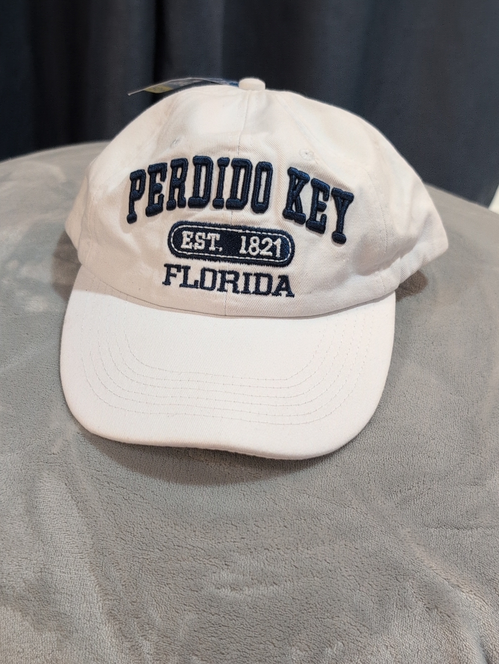 Perdido Key Baseball Cap with Navy Embroidery